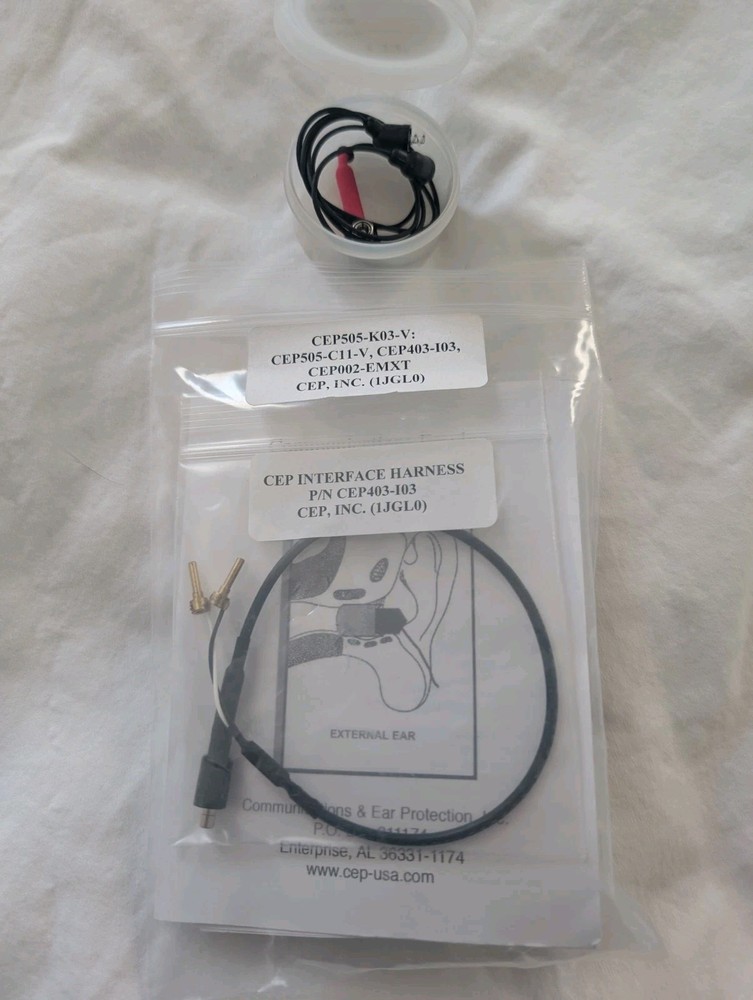 Communications Ear Plugs (CEP) Helmet Interface Kit - Flight Helmet