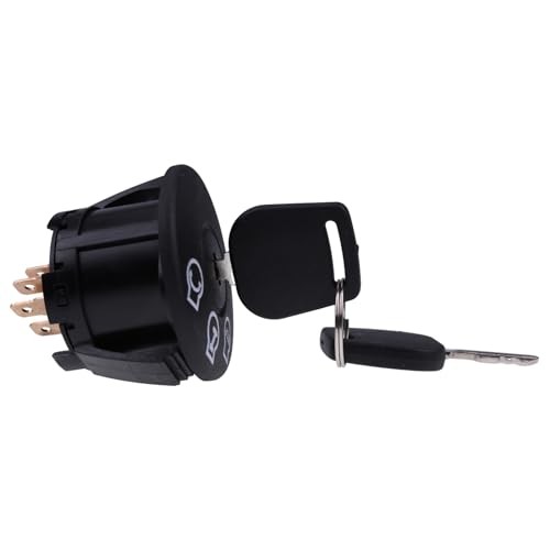 Ignition Switch with 2 Keys 500017 500243 Compatible with Dixie Chopper