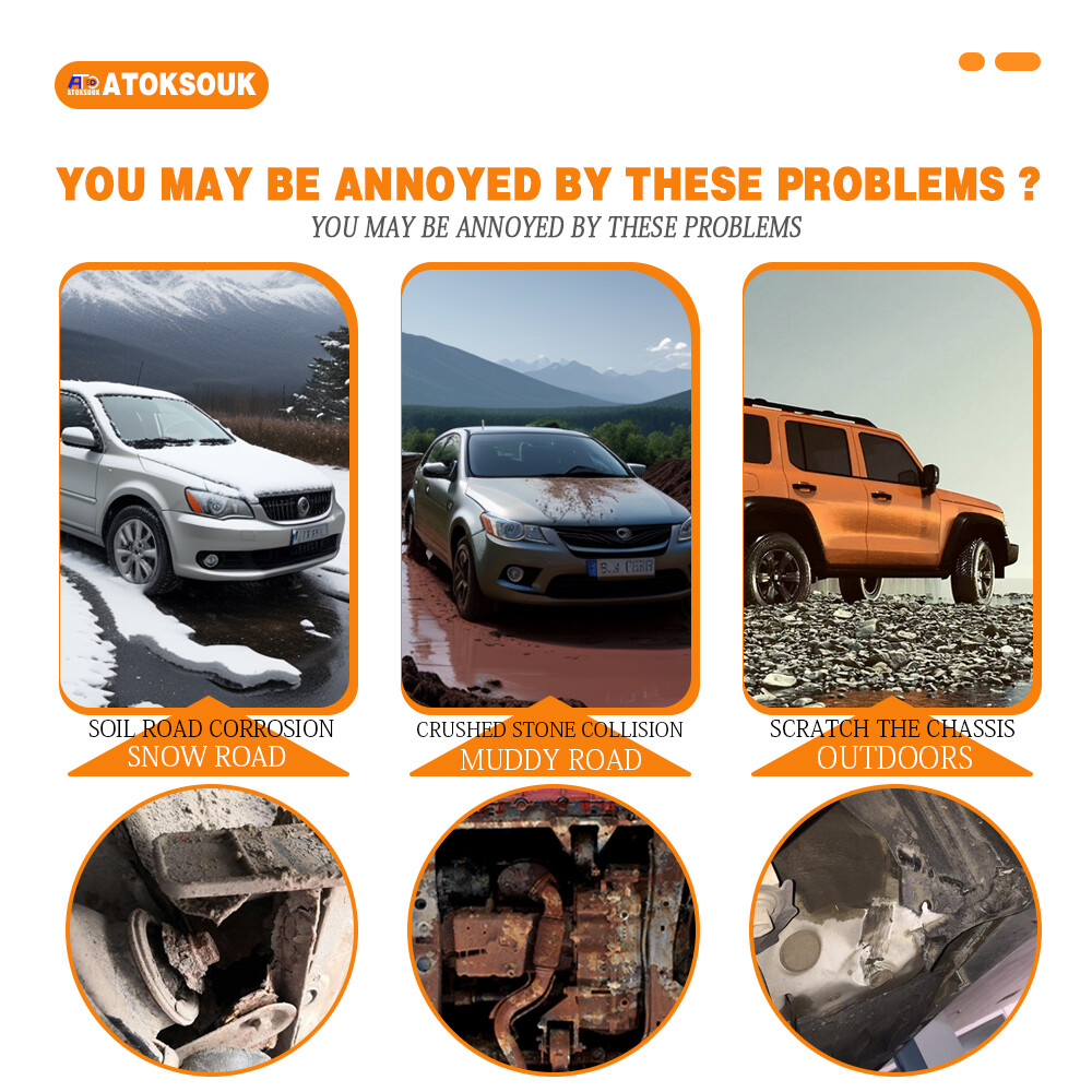 Engine Skid Plate For 2012-2018 Ford Focus Under Splash Shield Heavy Duty