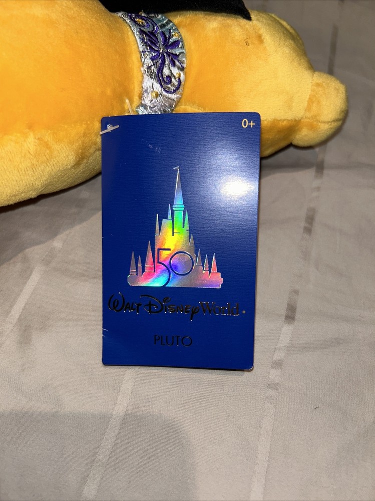 NWT 2021 Disney World 50th Anniversary Pluto Plush