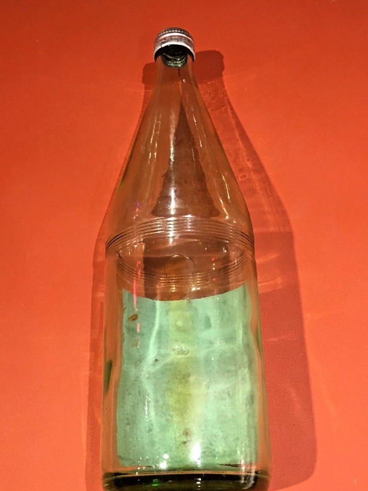 RARE 32 oz.1974 Dr Pepper Watergate "bug" Bottle 3rd shift