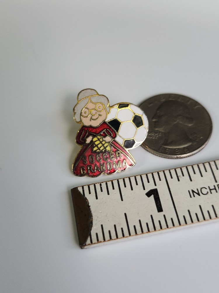 Soccer Grandma Lapel Pin
