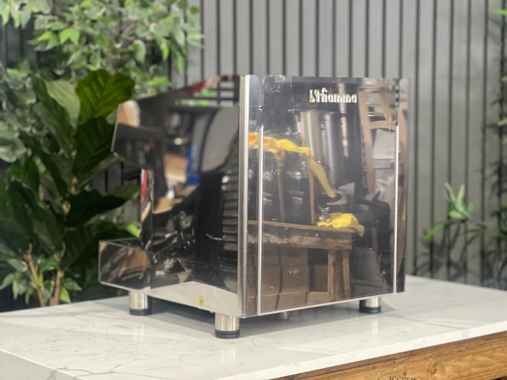 FIAMMA ATLANTIC COMPACT 2 GROUP STAINLESS ESPRESSO COFFEE MACHINE STAINLESS CAFE