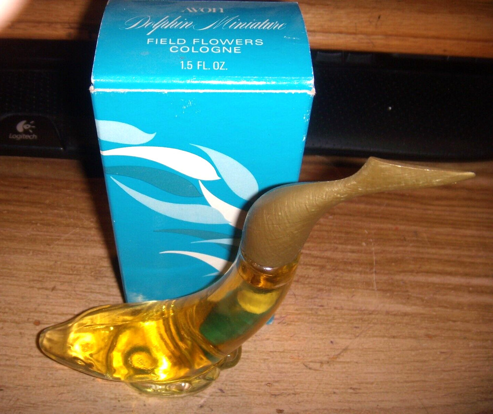 NEW AVON DOLFIN MINIATURE 1.5 OZ FULL ORG BOX