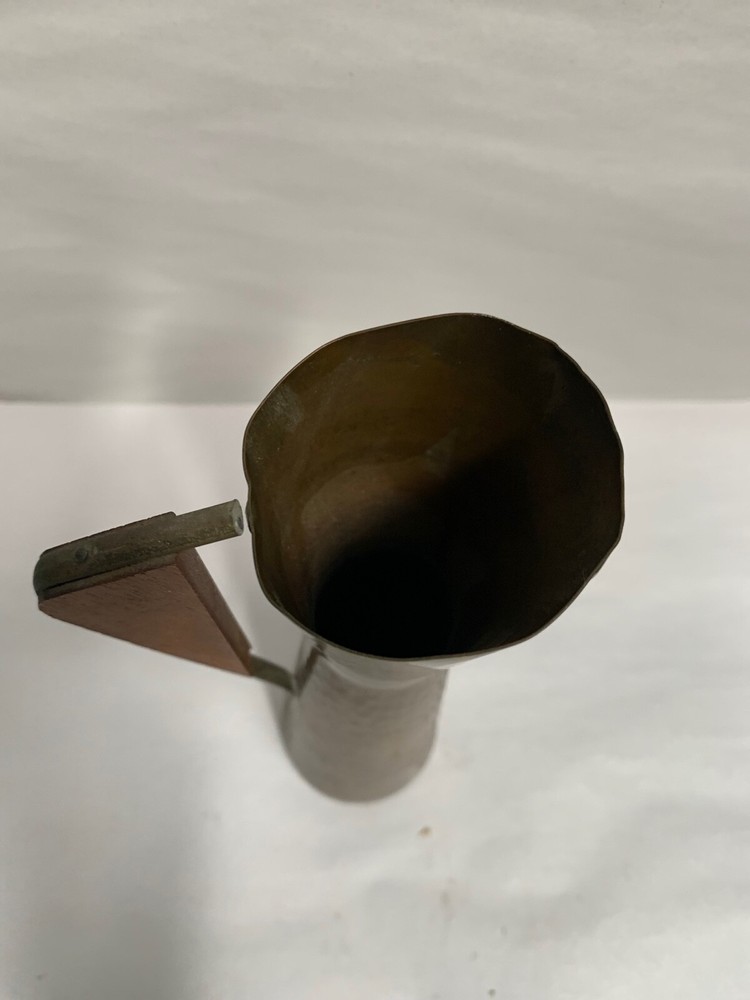 VTG Retro Modern Eames Era SMALL Hammered Copper Pitcher? (A8)
