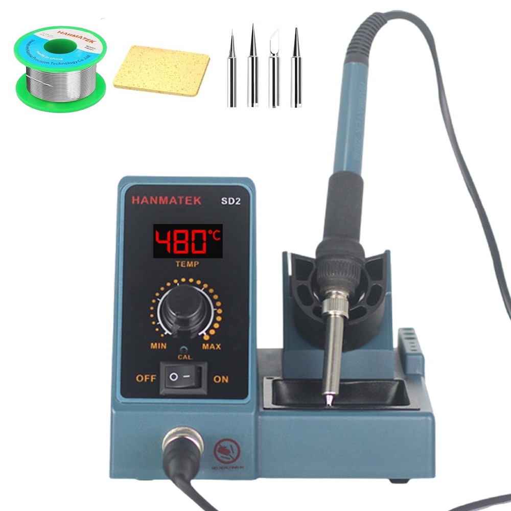 SOLDERING IRON STATION Adjustable Temperature Rapid Heating Bracket KitxR
