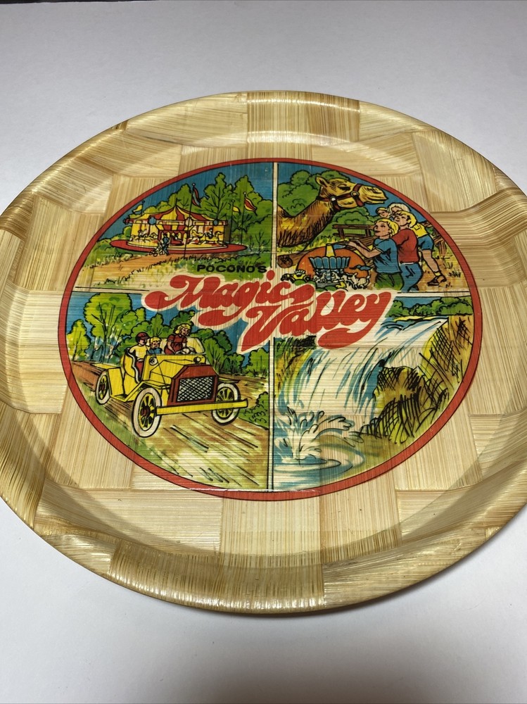 Vintage Poconos Magic Valley 13 inch Tray