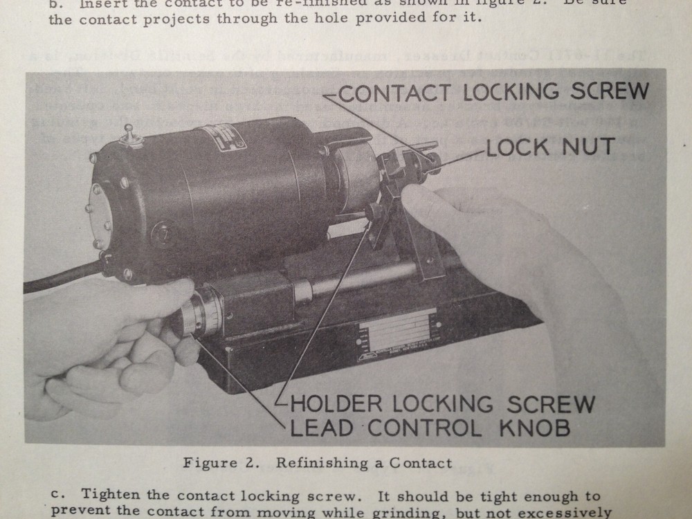 Bendix 11-6711 Contact Dresser Operating Instructions Booklet