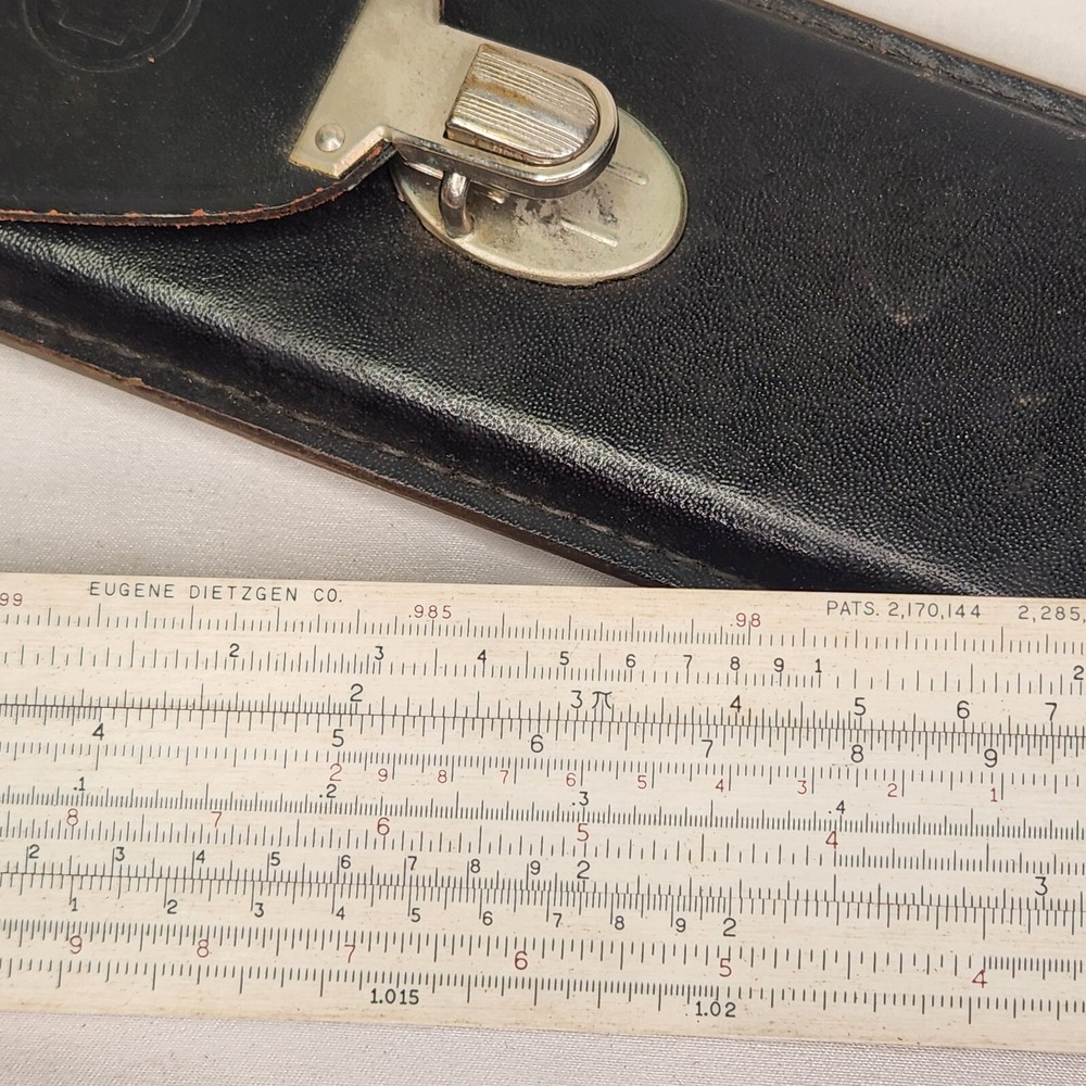 Dietzgen Slide Ruler Polymath Multiplex Decimal Trig Type Log Rule VTG