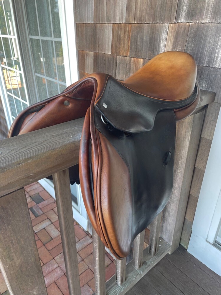 BEVAL SADDLE - 16.5” - MEDIUM TREE - TREE AND LEATHER IN PERFECT CONDITION!