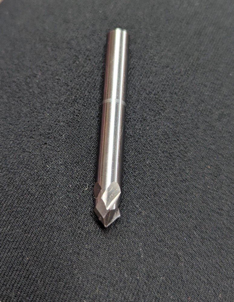 1/4" Solid Carbide Chamfer Mill – 4 Flute 90 Degree USA Made CNC Tooling