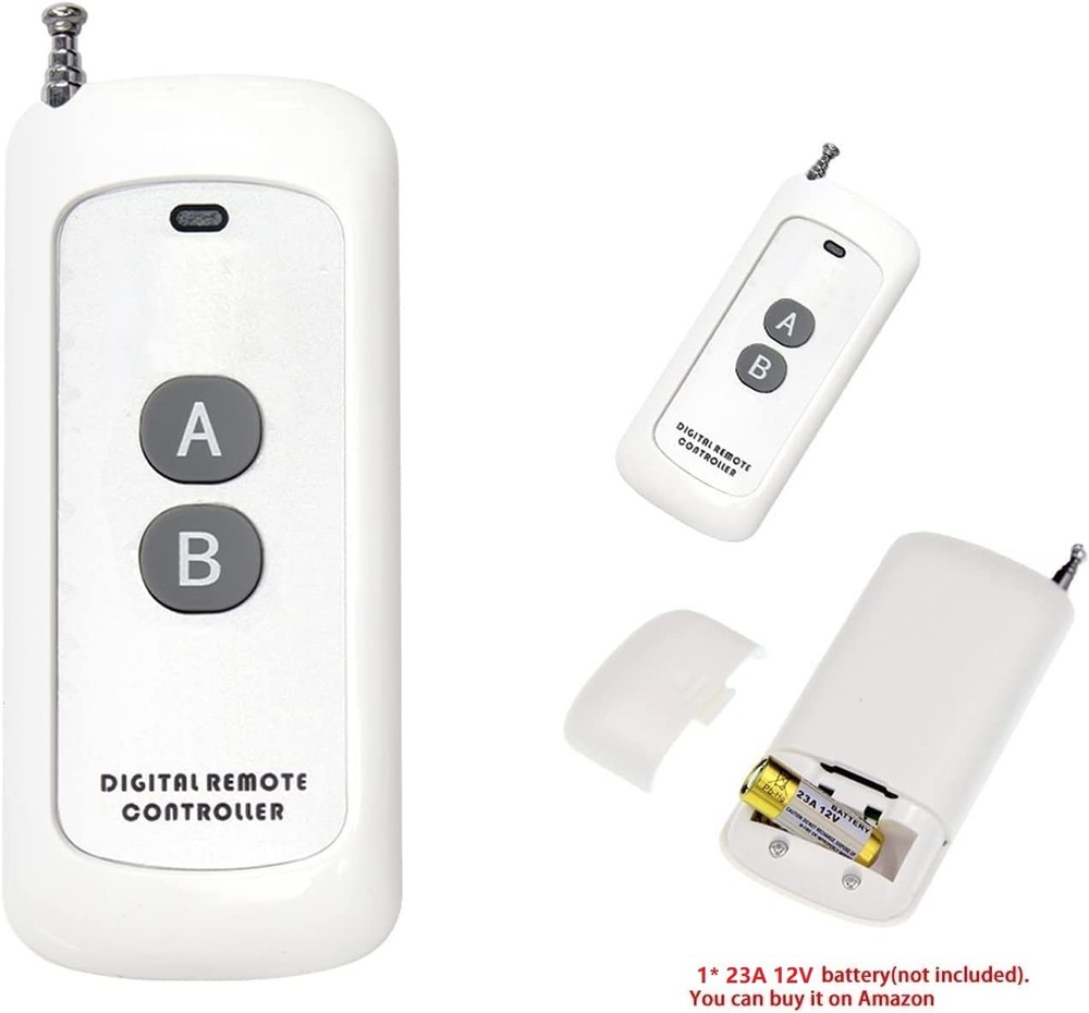 Mini Relay Wireless Switch, 433Mhz Remote Control Relay Switch, 984FT Long Ra...