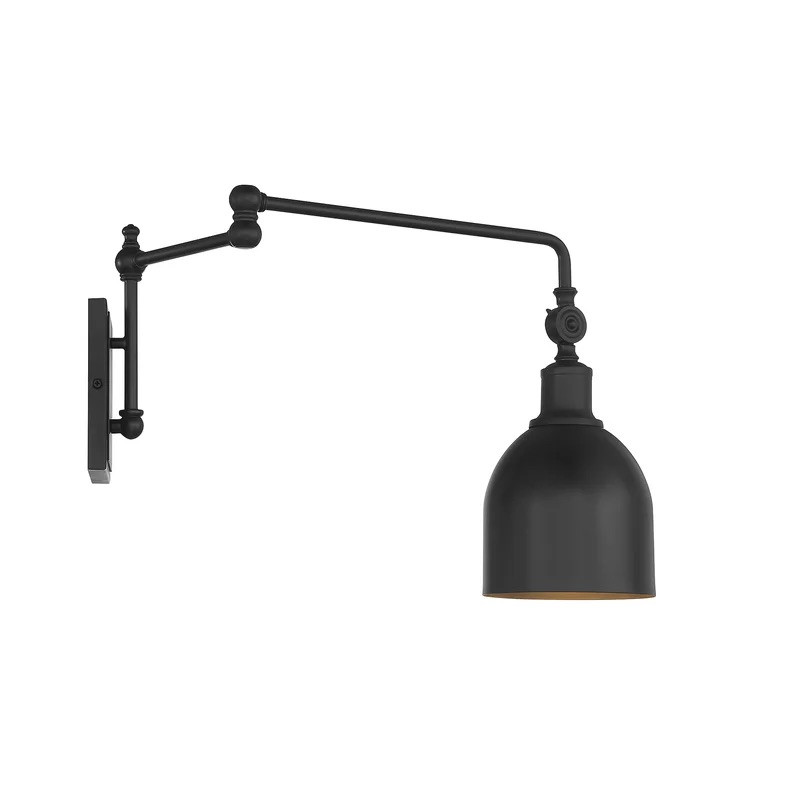 Seraphine Single Light Dimmable Swing Arm Sconce - Birch Lane