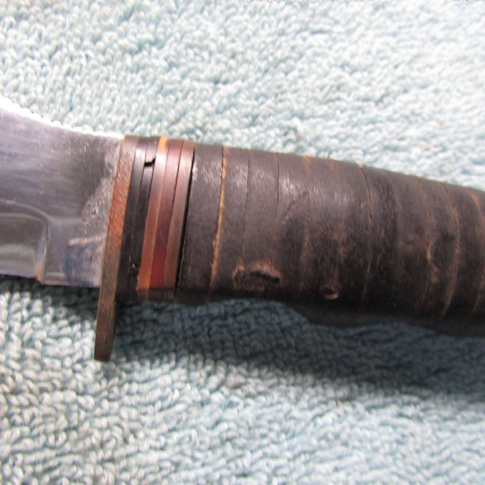 Ka bar Fixed Blade / Leather Handle 5'' Blade