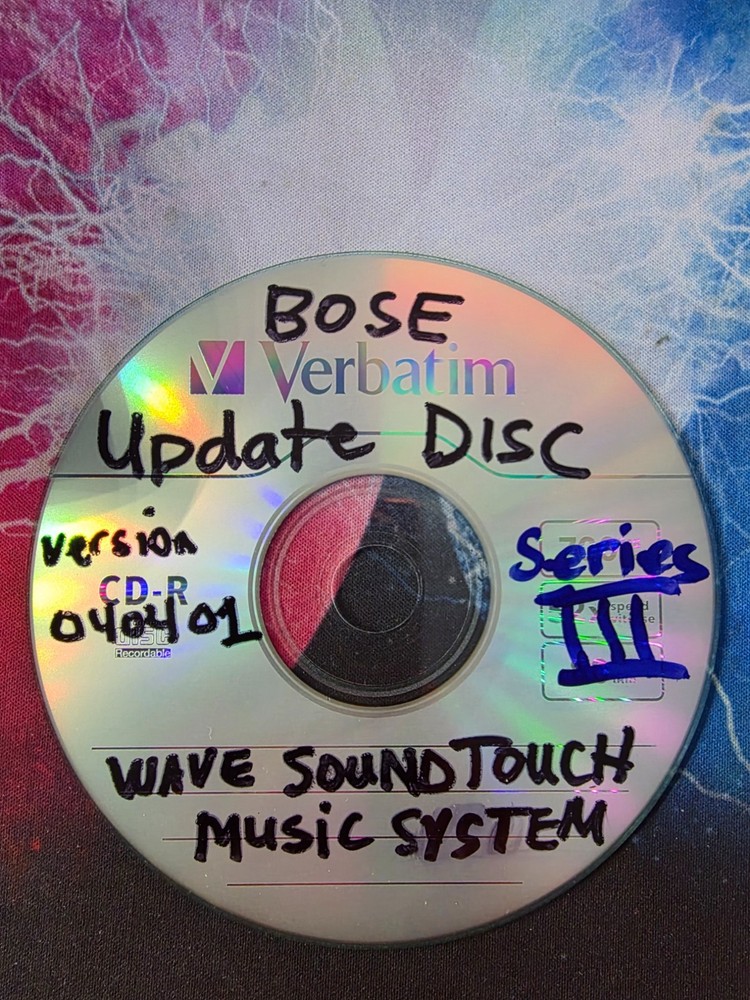 Bose Wave SoundTouch III Update Disc Latest Firmware, fix PLEASE UPDATE error