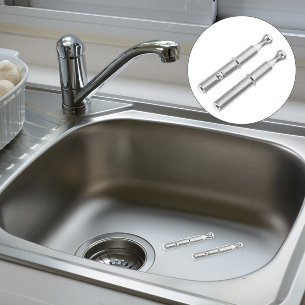 2 Pcs Sink Filter Accessories Threaded Handle Strainer Basket for Kitchen