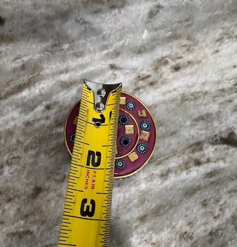 Small Incense Burner Decorated Round Made In India