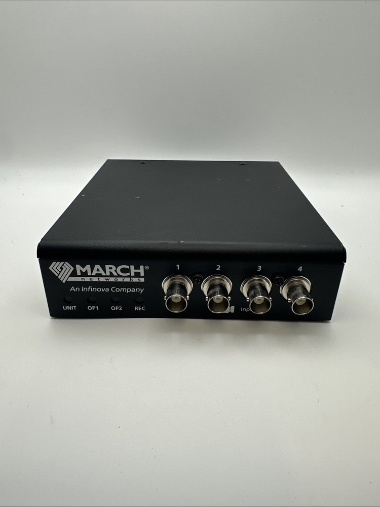 March Networks EDGE 4e NVR 4-Channel PoE Video Encoder / No Ac Adapter