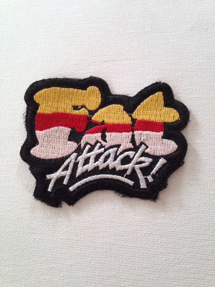 Fat  Attack Embroidered Patch With Adhesive Iron On Back Rare