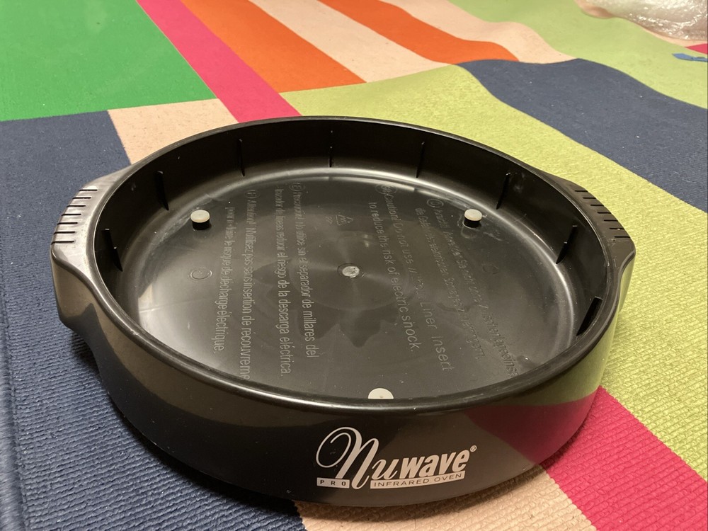 NuWave Pro Infrared Oven 20356 Replacement Part Plastic Black Bottom Base