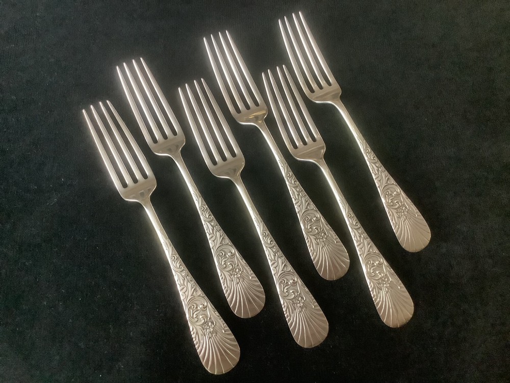 Frank Whiting PALM 6 dinner forks -mono