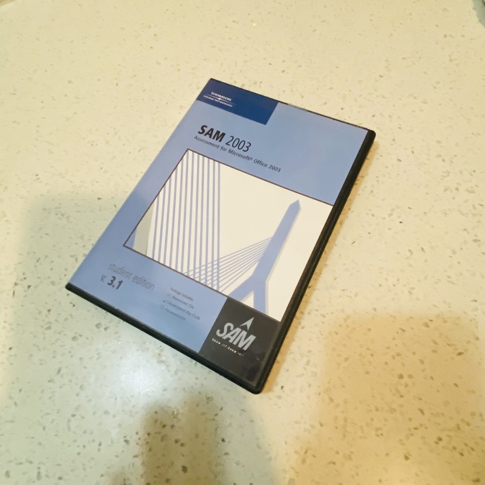 NEW-SAM 2003 Student Edition Microsoft Office 2003 training w/ Key/Booklet 3.1