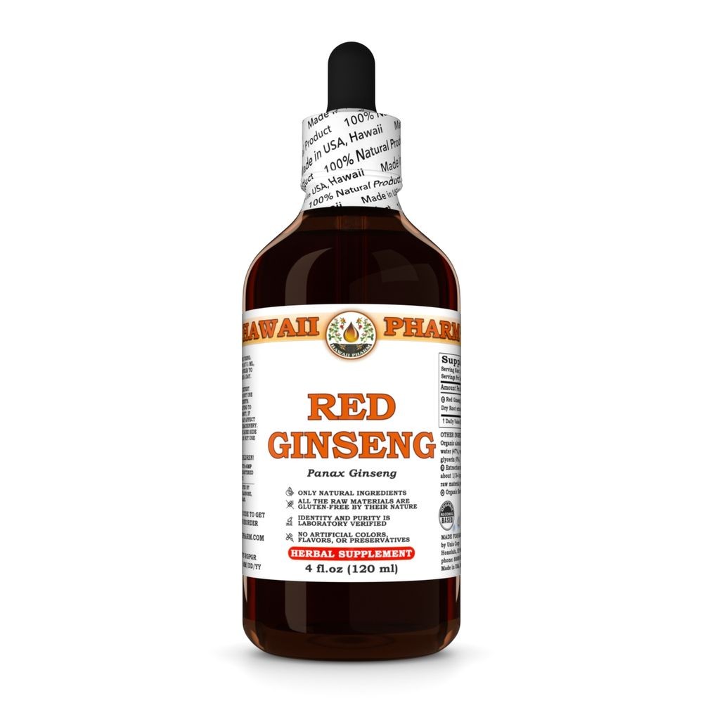 Ginseng (Panax Ginseng) Tincture, Dried Root Liquid Extract