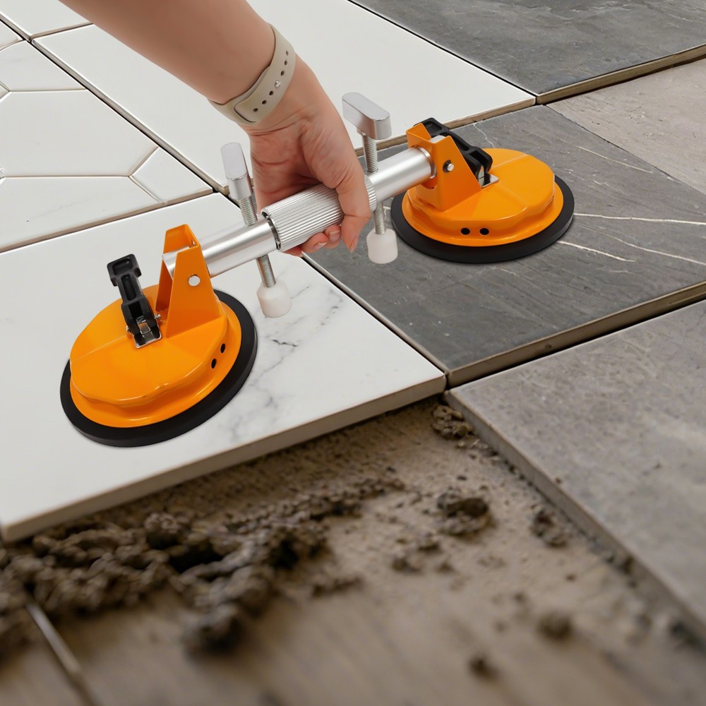 Tile Leveling Splicer, Suction Cup Marble Leveling Splicer Adjustable Height