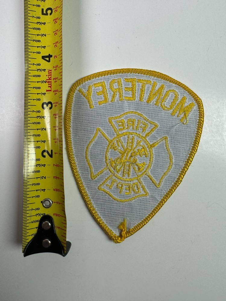 Monterey Fire Massachusetts MA 3.75" Patch A8