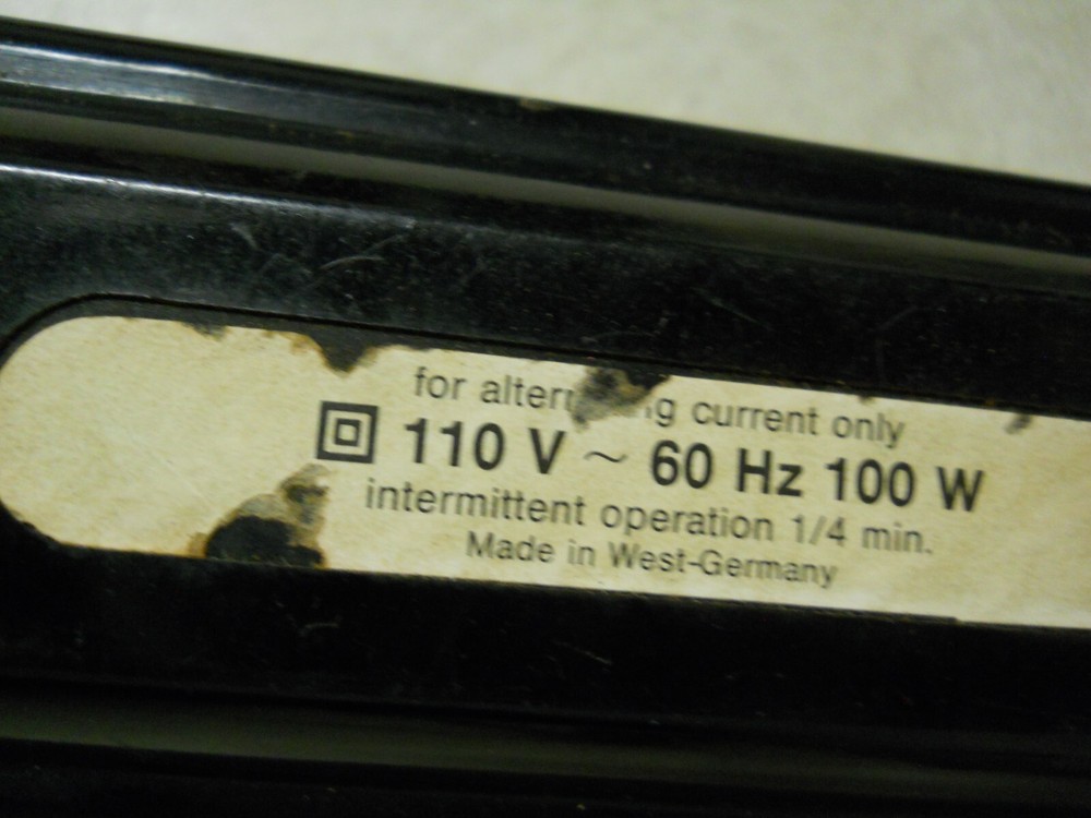 Engel-Cutter Hot Cutter Knife West Germany Works