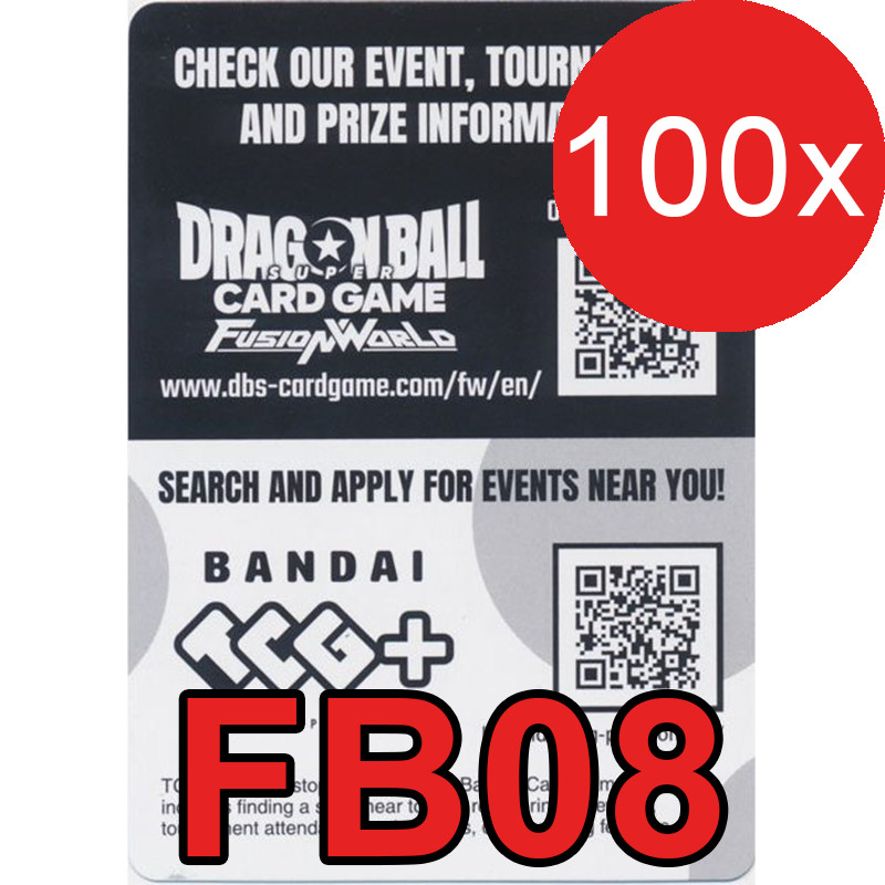 Dragon Ball Super Fusion World FB08 SAIYAN's PRIDE Code 100x Fast Code