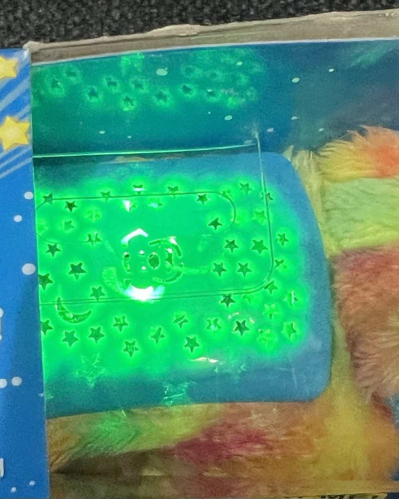 Pillow Pets Dream Lites Peaceful Bear Night Light Ceiling Star projector