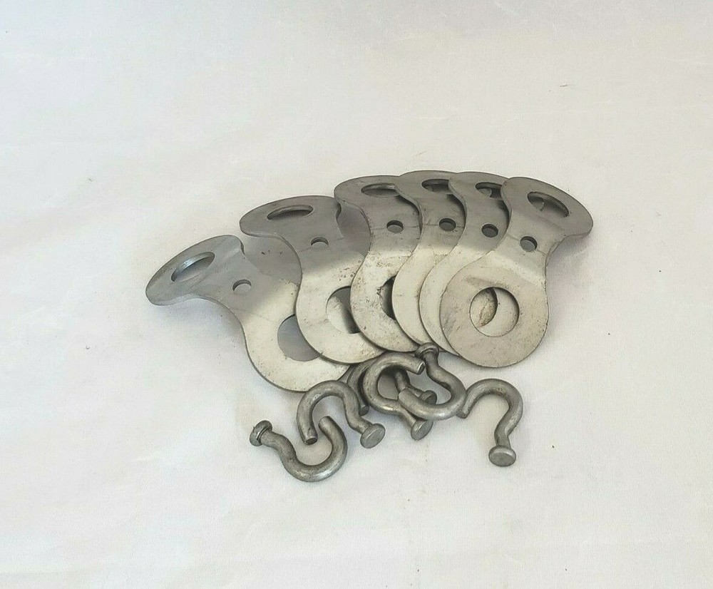 6 Heavy Duty Double Stake Swivels Tapping Earth Anchor Trapping