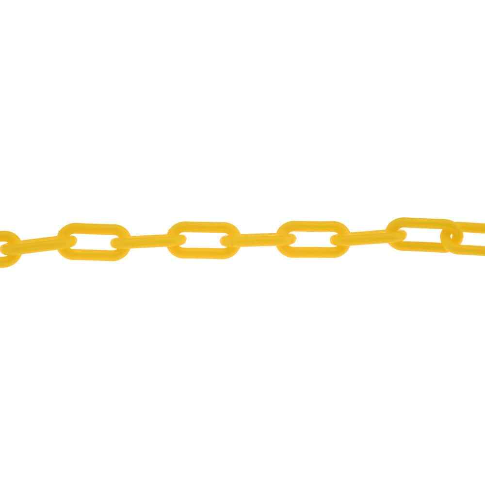 PRO-SAFE 50' Long x 1-1/2" Wide Plastic Chain Yellow