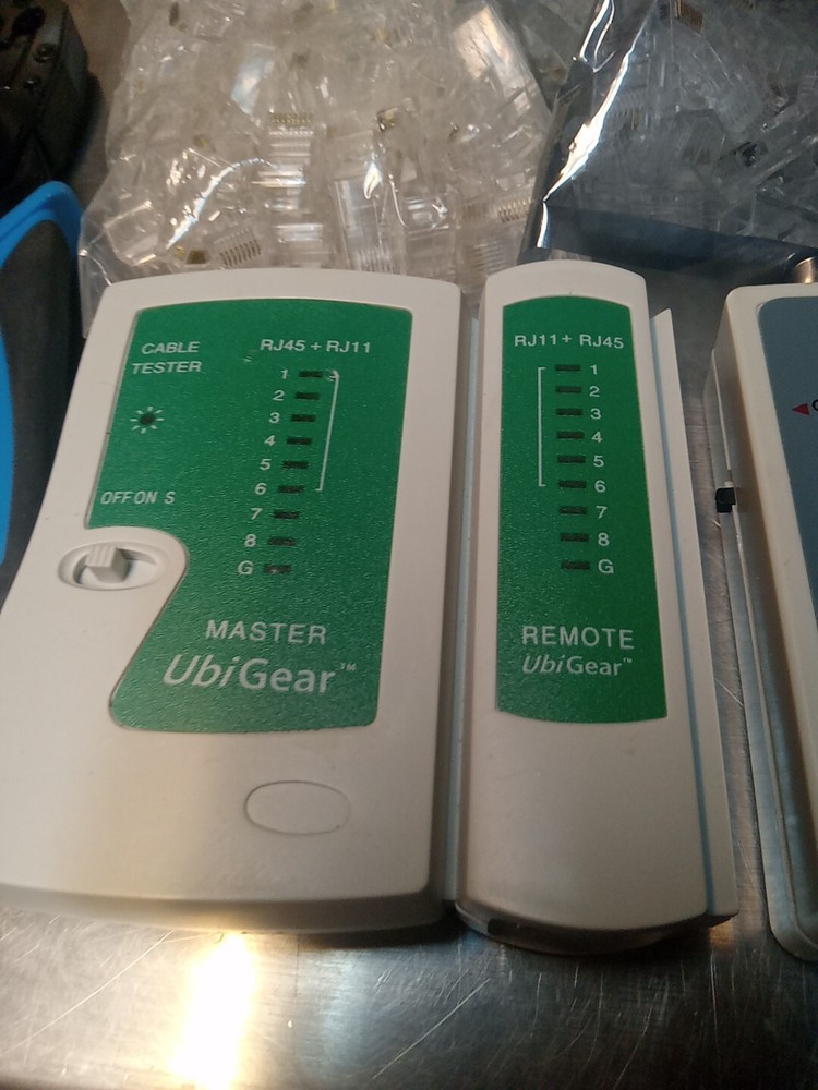 Cat5/6 Network Ethernet Lan Internet Cable Testers, Crimpers, Ends, & More! (DE)