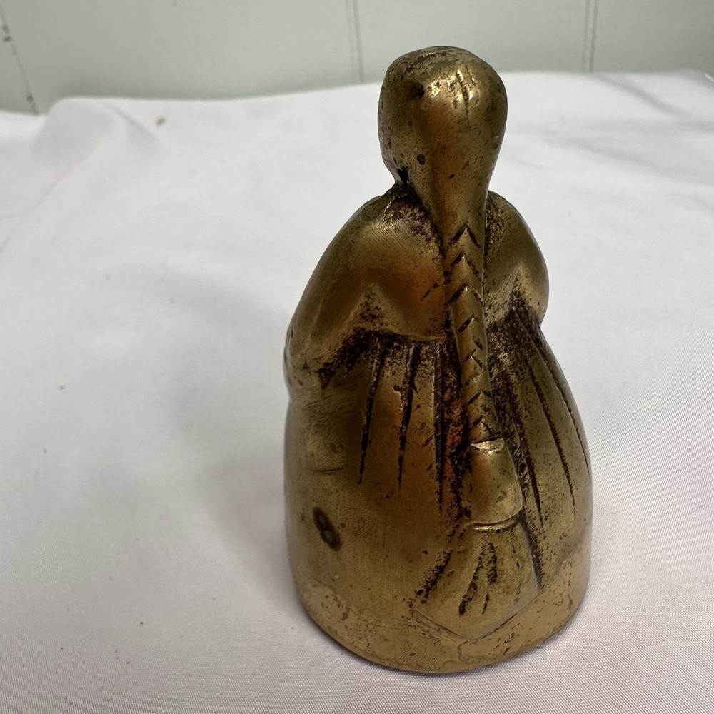 Brass Bell Woman 3"
