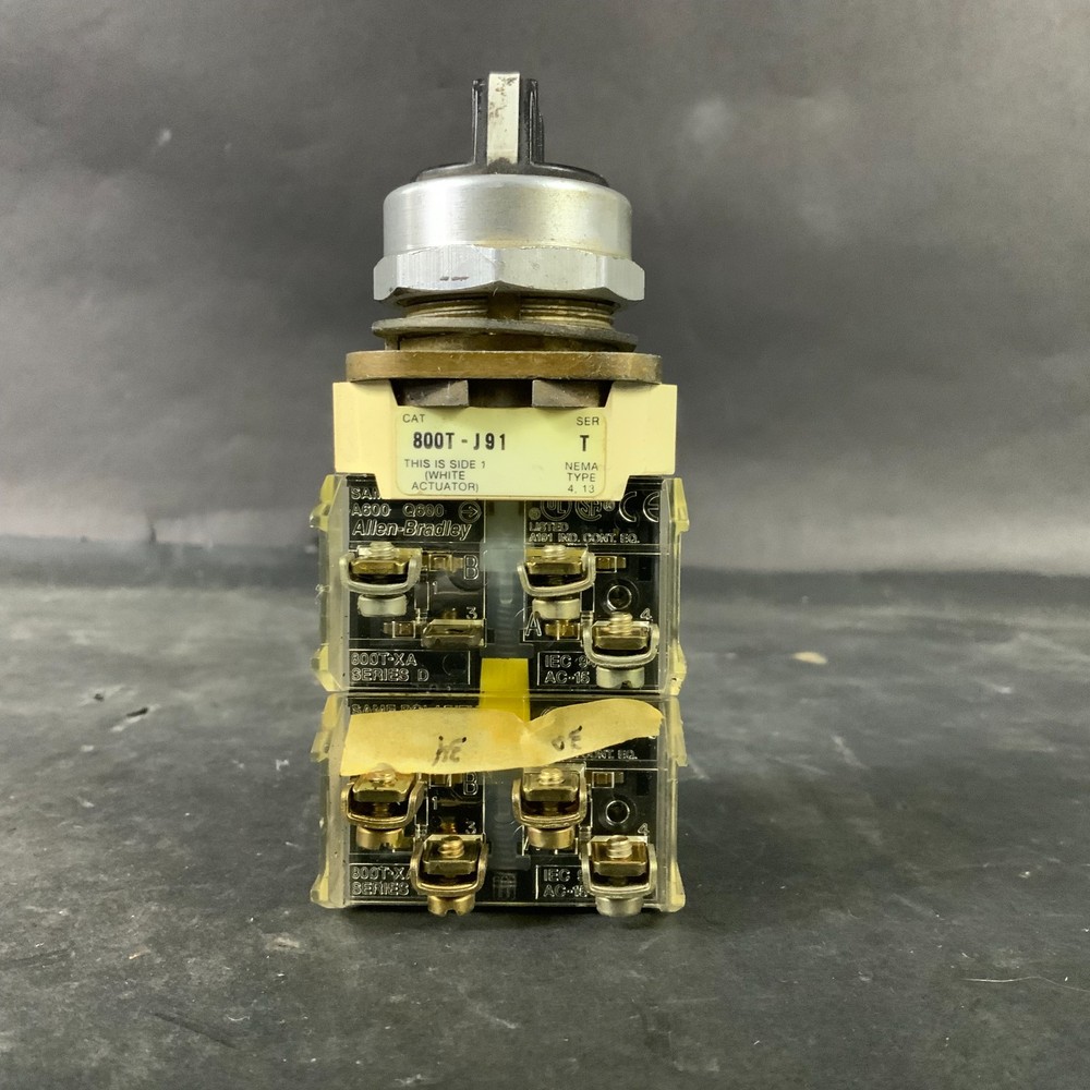 ALLEN BRADLEY 800T-J91 SELECTOR SWITCH ($45 OBO)