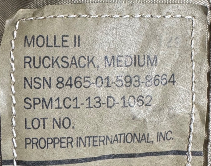 USGI US Army MOLLE II Medium Rucksack Backpack Complete Assembly Multicam OCP