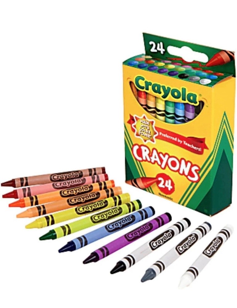 Crayola Crayons 24 Count Box - 3 pack