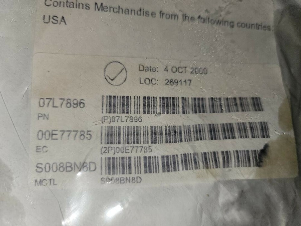 IBM 07L7896 POWER CABLE PLUG for Machine Type 7013 7015 7017