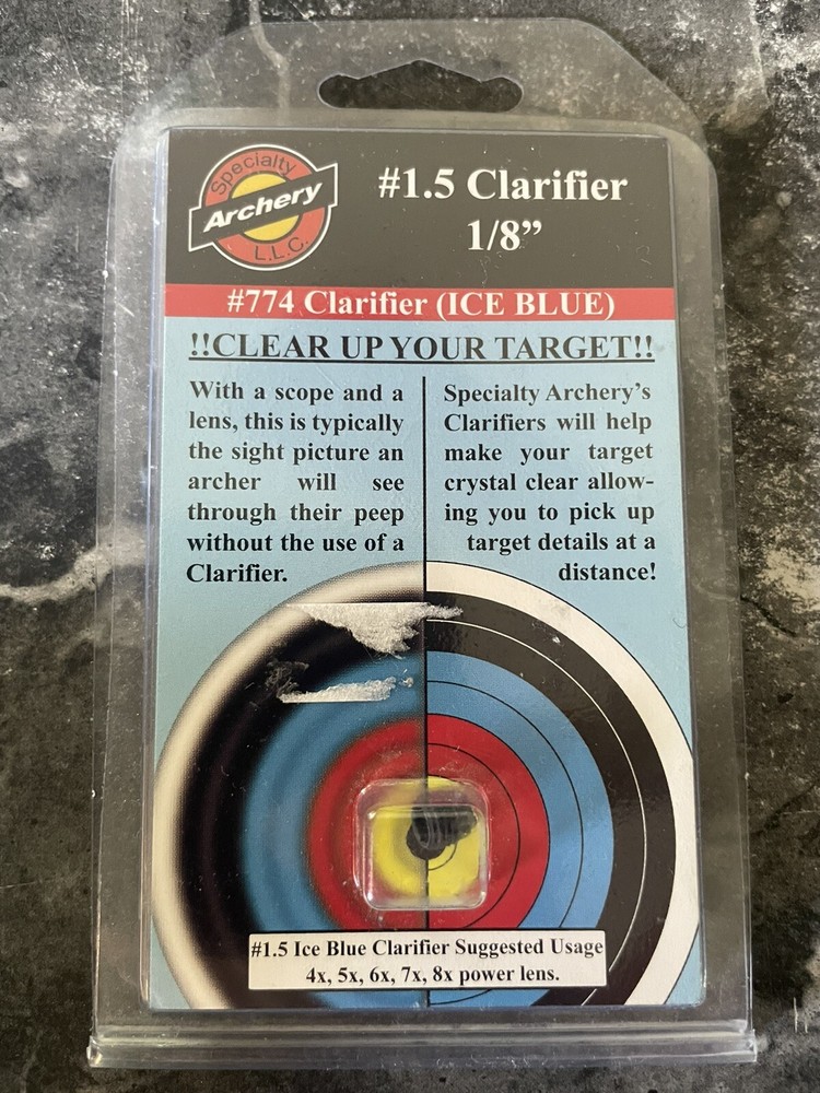Specialty Archery Clarifiers 1.5 Blue 1/8