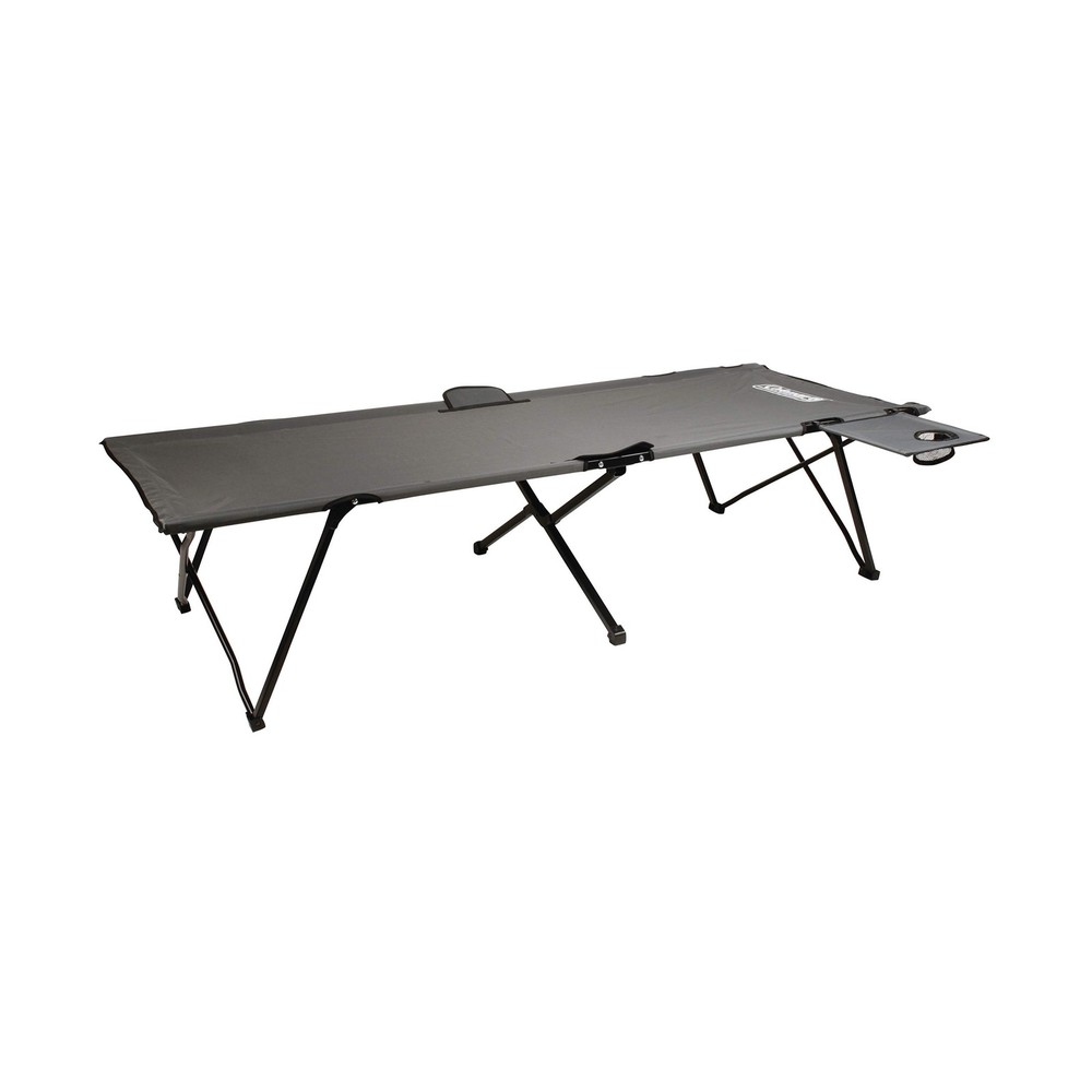 Coleman Pack-Away Big ‘n Tall Camping Cot with Removable Side Table, Extra