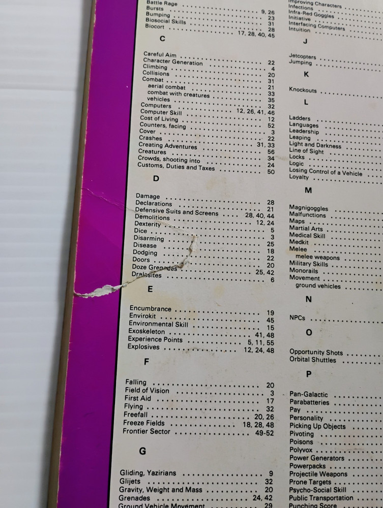 TSR STAR FRONTIERS ALPHA DAWN BASIC GAME RULES & ALPHA DAWN EXPANDED GAME RULES