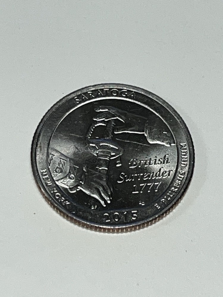 2015 D Quarter British Surrender US Coin
