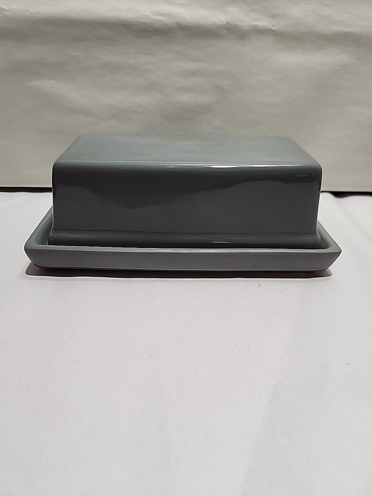 Mainstays Grey Butter Dish