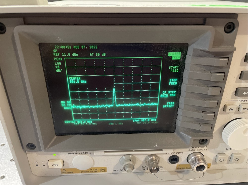 HP 8591E Keysight Spectrum Analyzer