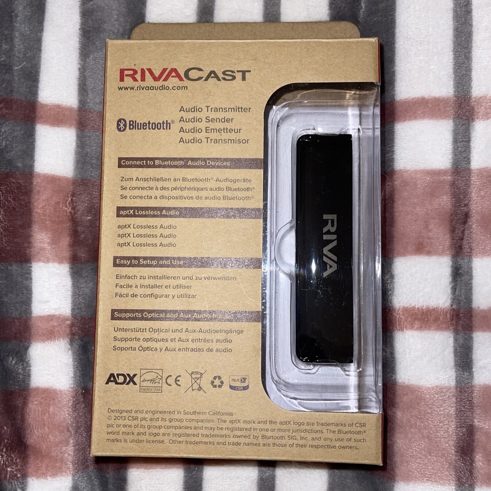 RIVA CAST Bluetooth Audio Transmitter New!! Buy More And Save!