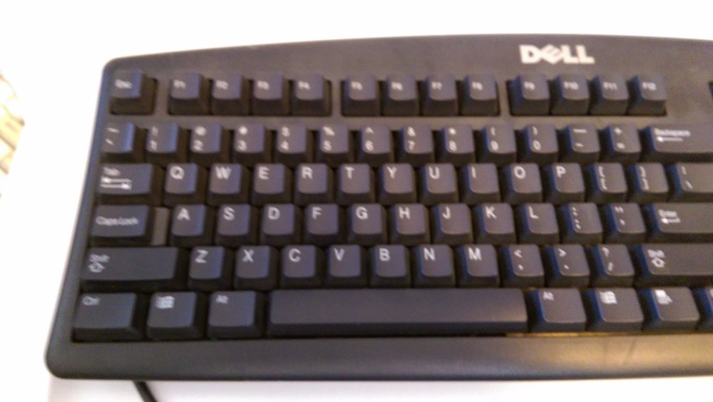 Genuine DELL Black PS/2 Computer Desktop Keyboard RT7D20
