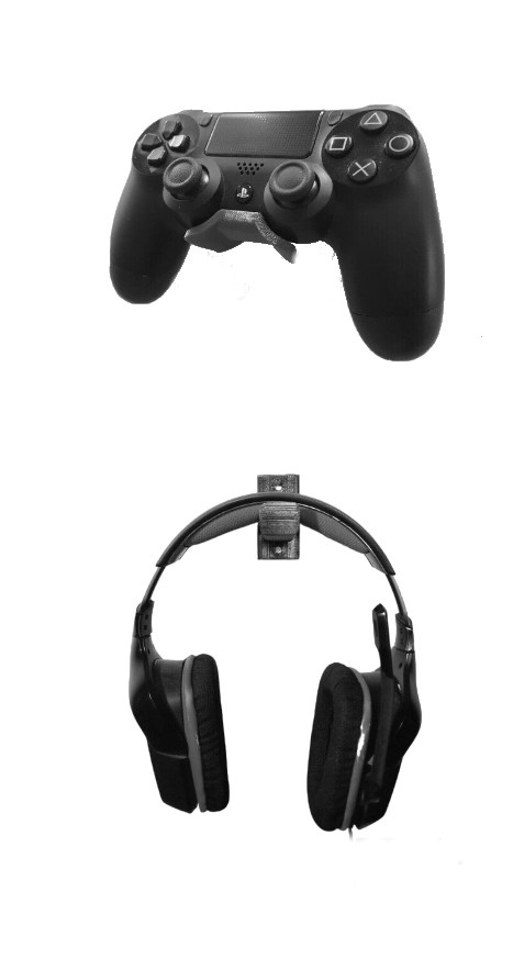 PS4 Control & Headset Wall Mount