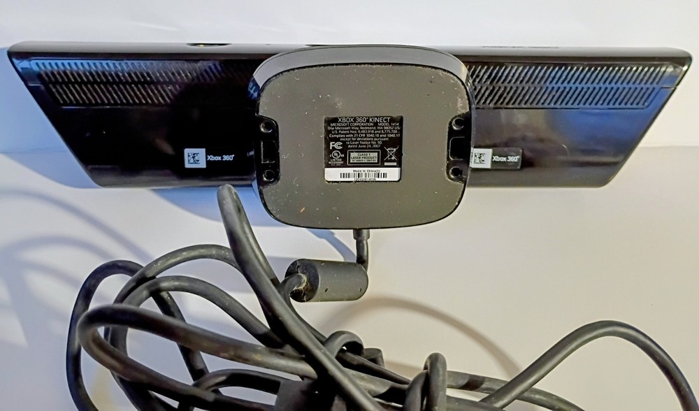 Microsoft Xbox 360 Kinect Motion Camera Sensor Model 1414 Black Wired